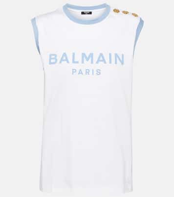 Top aus Baumwoll-Jersey | Balmain