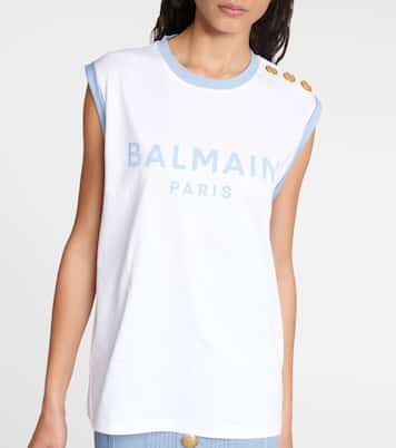 Top aus Baumwoll-Jersey | Balmain