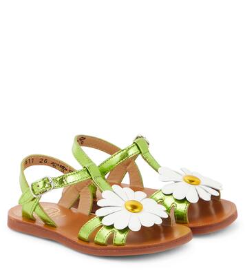 Sandali Plagette Big Flo in pelle | Pom d'Api