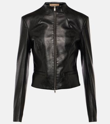 Veste Ubala en cuir synthétique | Aya Muse