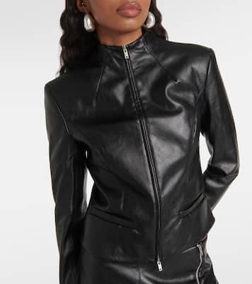 Veste Ubala en cuir synthétique | Aya Muse