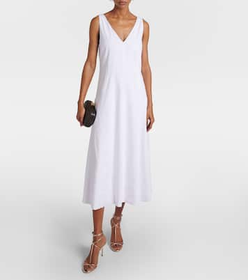 Abito midi in misto lino | Vince