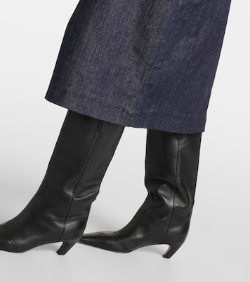 Vestido midi de denim con cinturón | 'S Max Mara