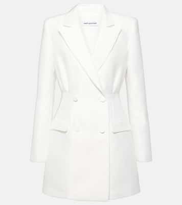 Double-breasted taffeta blazer dress | Self-Portrait