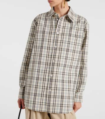 Chemise en coton à carreaux | Bottega Veneta