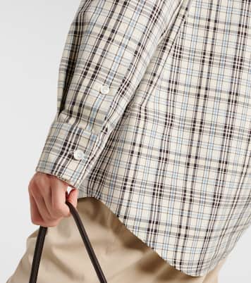 Chemise en coton à carreaux | Bottega Veneta