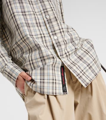 Chemise en coton à carreaux | Bottega Veneta