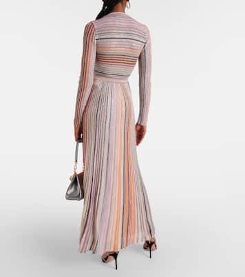Maxikleid aus Lamé mit Pailletten | Missoni