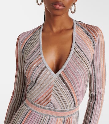Maxikleid aus Lamé mit Pailletten | Missoni
