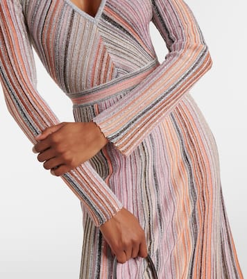 Maxikleid aus Lamé mit Pailletten | Missoni
