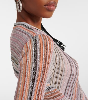 Maxikleid aus Lamé mit Pailletten | Missoni