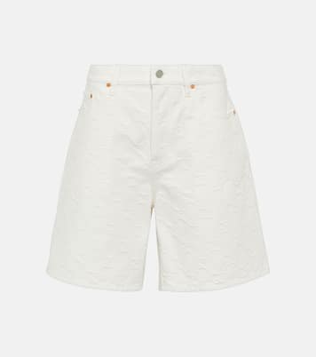 Bermuda di jeans a vita alta | Gucci