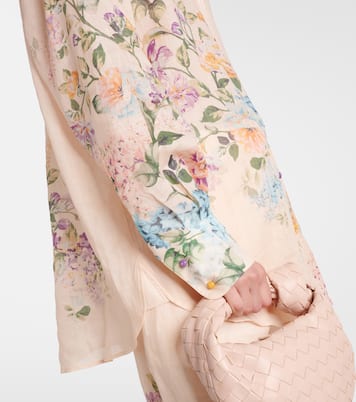 Chemise Halliday en lin à fleurs | Zimmermann