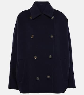 Abrigo cropped de lana y cachemir | Brunello Cucinelli