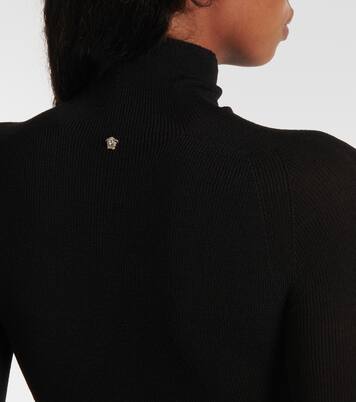Rollkragenpullover aus Schurwolle | Versace