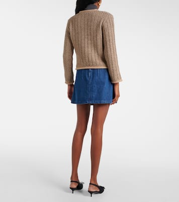 Wool and alpaca cardigan | Patou