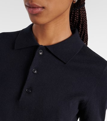 Polohemd N°351 Park aus Baumwolle und Kaschmir | Extreme Cashmere