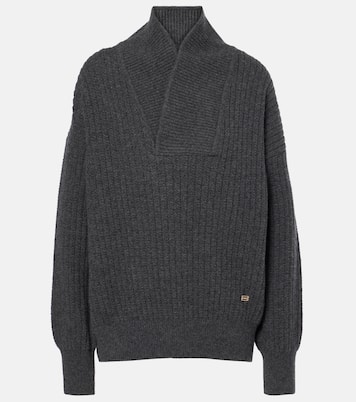 Ribbed-knit wool sweater | Victoria Beckham