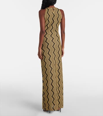 Abito lungo in lamé a zig-zag | Missoni