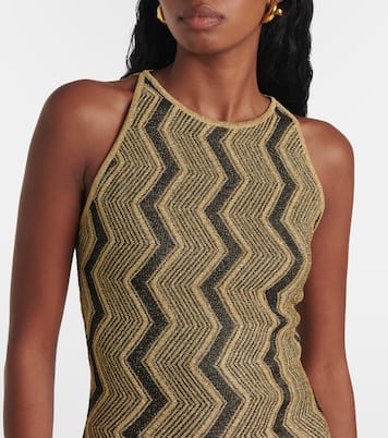 Abito lungo in lamé a zig-zag | Missoni