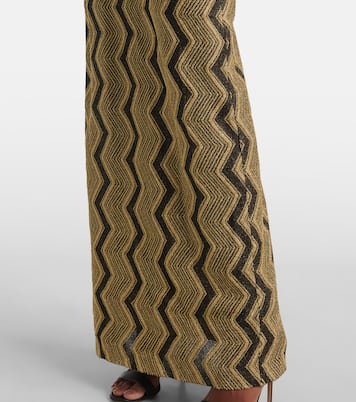 Abito lungo in lamé a zig-zag | Missoni