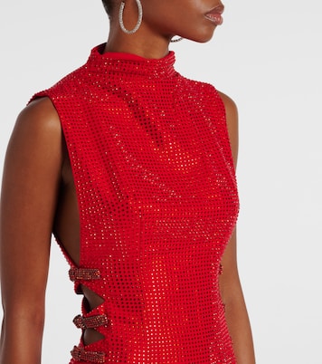 Embellished cutout crêpe gown | Self-Portrait