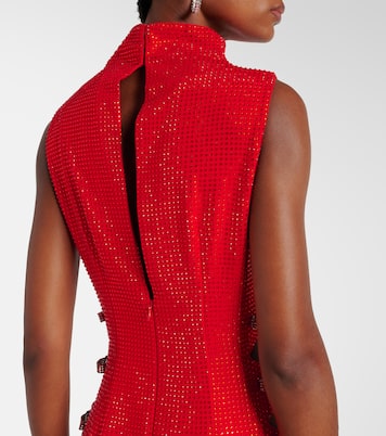 Embellished cutout crêpe gown | Self-Portrait