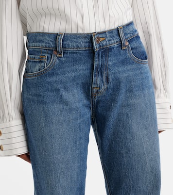 High-Rise Flared Jeans Mankind | 7 For All Mankind