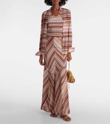 Camicia in lamé a zig-zag | Missoni