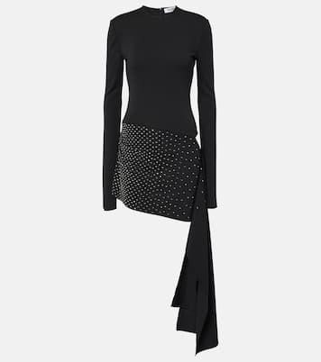 Minikleid Sash mit Kristallen | The Attico