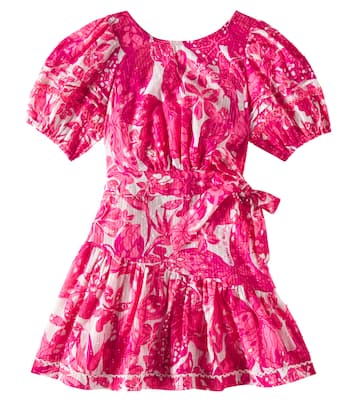 Abito Chantal in cotone con stampa | Poupette St Barth Kids