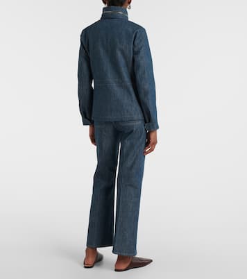 Traveller Mini denim field jacket | Loro Piana
