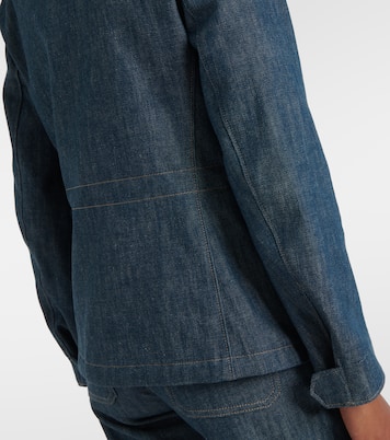 Traveller Mini denim field jacket | Loro Piana