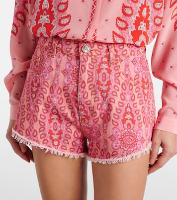 Shorts de denim estampados | Etro