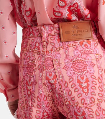 Shorts de denim estampados | Etro