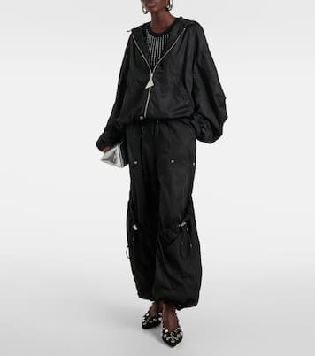 Pantaloni a gamba larga in tessuto tecnico | The Attico