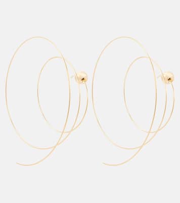 Orecchini Thin Spiral S in acciaio inox bagnato in oro | Alaïa