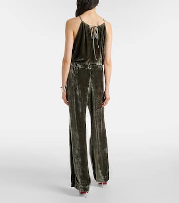 Gerade Hose Sorine aus Samt | Velvet