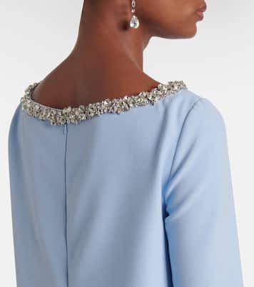 Naimal embellished caped gown | Safiyaa