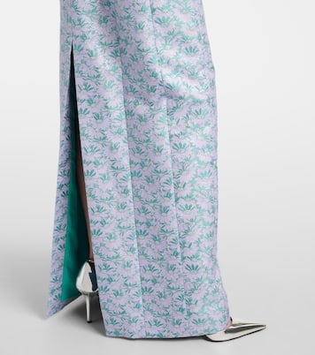 Rowan floral brocade gown  | Markarian