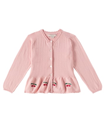 Cardigan Cypres in cotone con peplum | Konges Sløjd