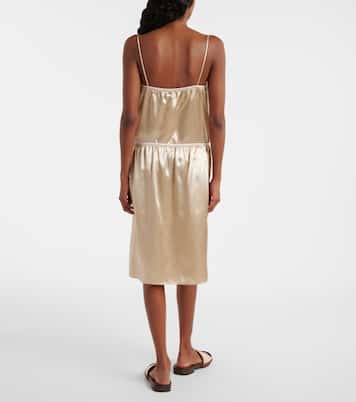 Jupe midi en satin | Miu Miu