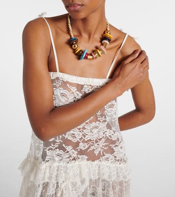 Robe longue en dentelle | Chloé