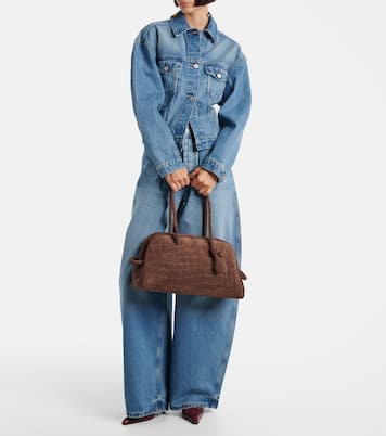 Turismo Medium suede tote bag | Jacquemus