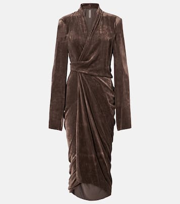 Abito midi a portafoglio | Rick Owens