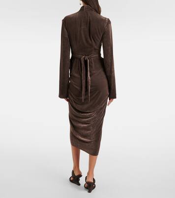 Abito midi a portafoglio | Rick Owens