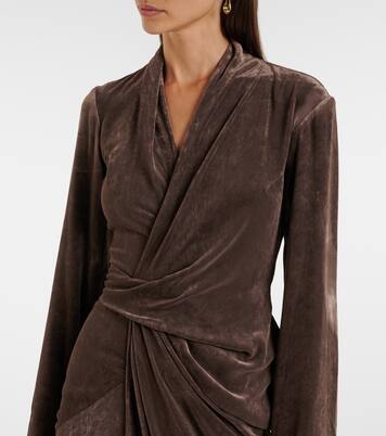Abito midi a portafoglio | Rick Owens