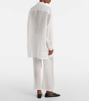 Niko oversized ramie shirt | Leset