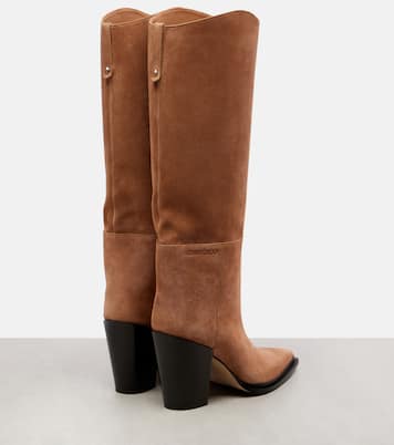 Cece 80 suede knee-high boots | Jimmy Choo