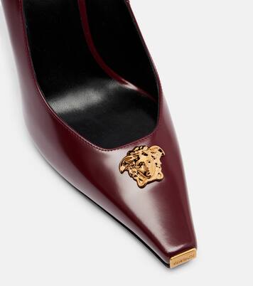 Pumps La Medusa 105 aus Leder | Versace